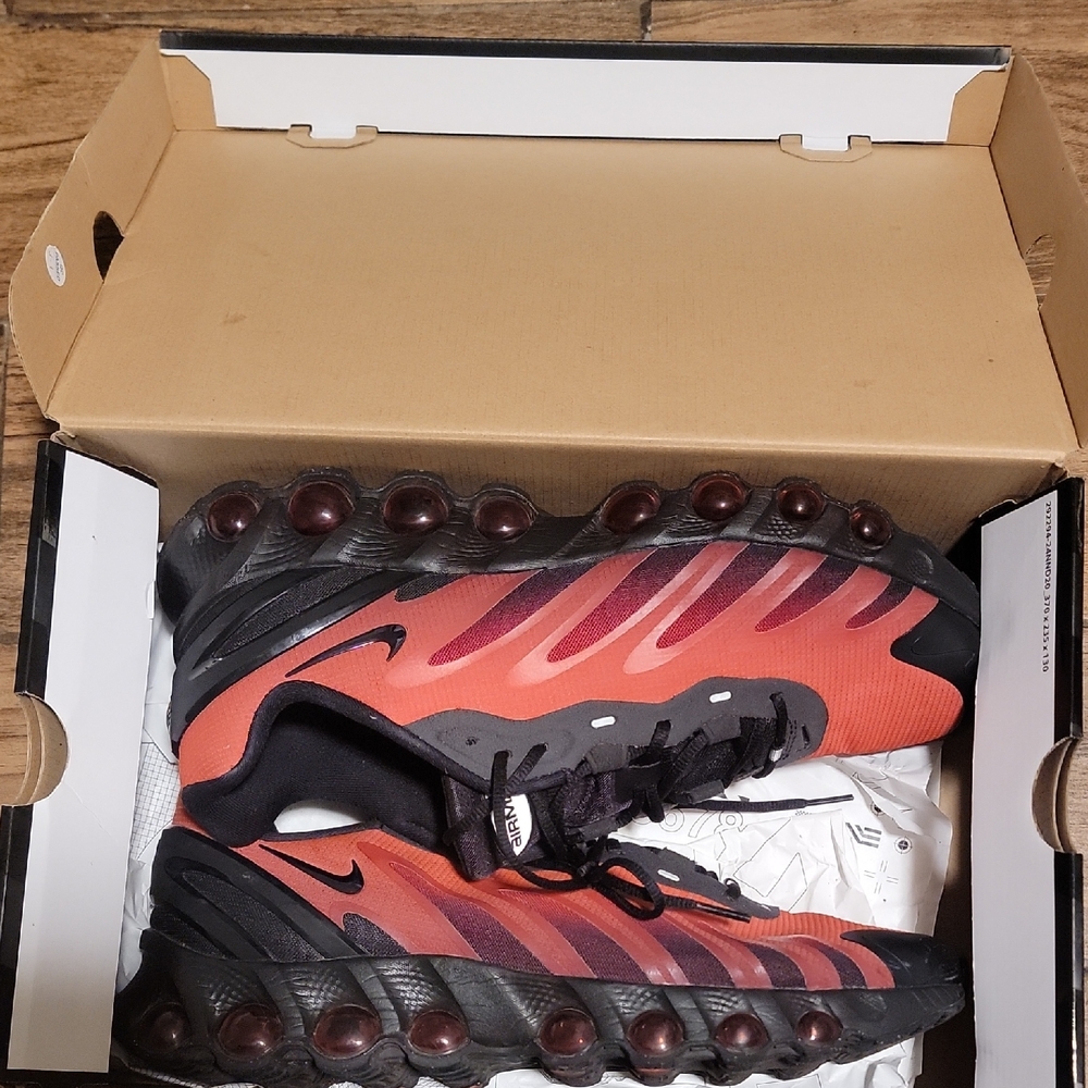 Nike Red and Black Athletic Shoes